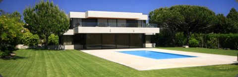 Design villa met zwembad